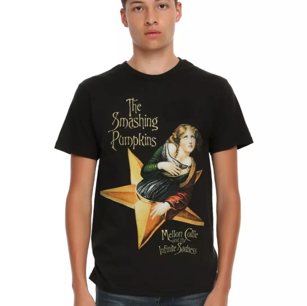 Smashing Pumpkins Mellon Collie and the Infinite Sadness Tee Sz L Black